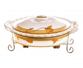 Penghangat Makanan Oval B683 Motif Lily