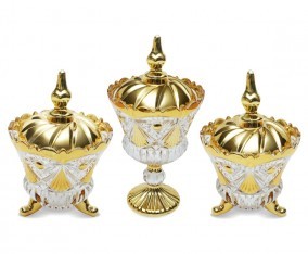 Vicenza Toples Permen Kaca Set 3pcs Ruxana VGC7507