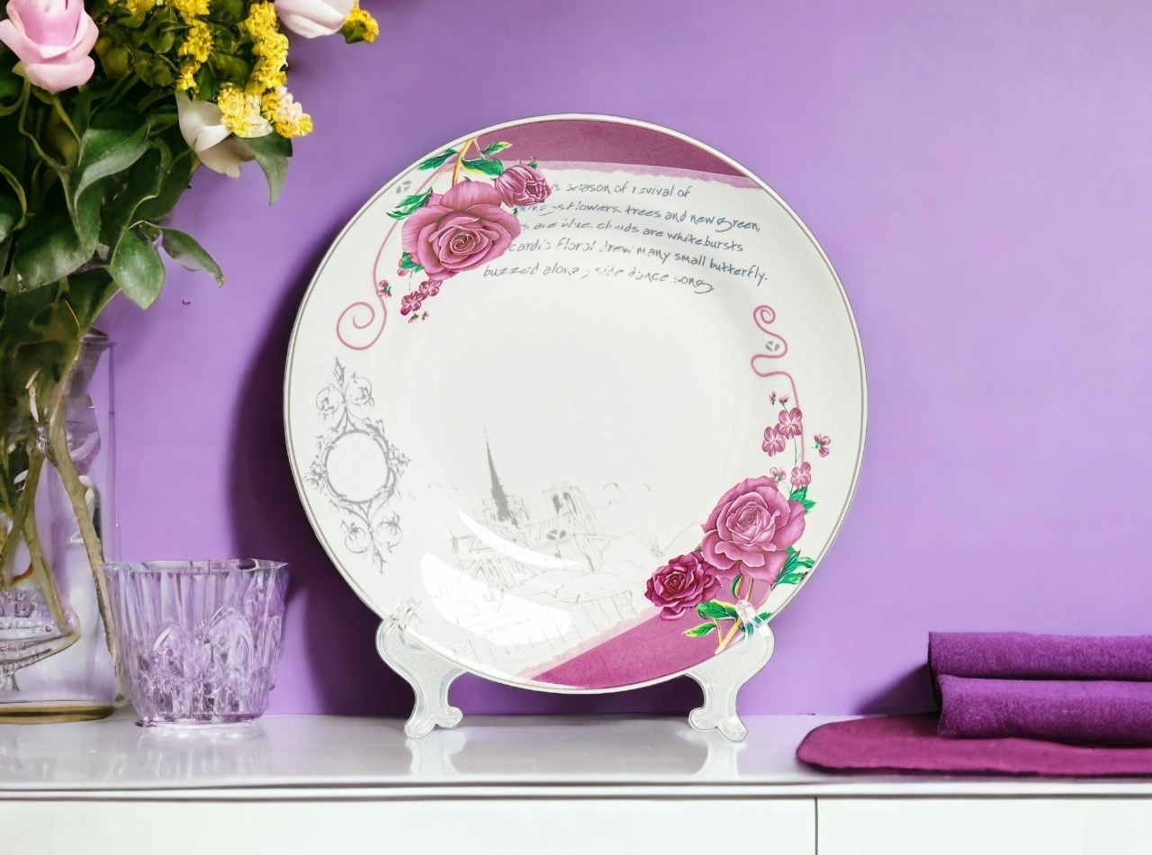 Vicenza Piring Makan Porselen 6pcs 22,8cm Eternity BC179