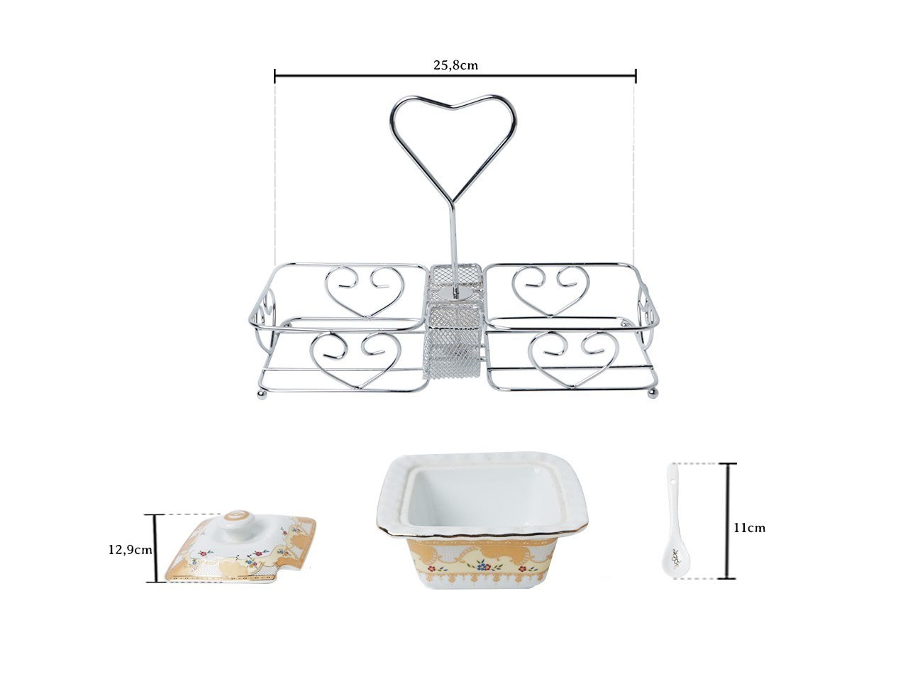 Vicenza Tempat Sambal Kotak Camelia B720