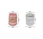 Vicenza Tempat Sendok Motif Marmer Pink BM735