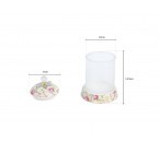 Vicenza Toples Permen Kaca Flora Mawar GA302