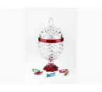 Toples Permen Kaca Nanas Merah Besar