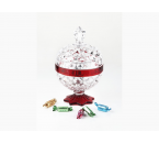 Toples Permen Kaca Nanas Merah Kecil