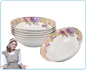 B639 Magnolia Mangkuk Mie 7 inch (17.7 cm)