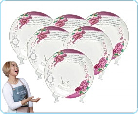 BC179 Eternity 6 pcs Piring Makan 9 inch