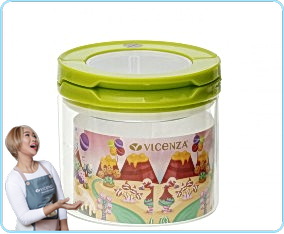 GB431 Hijau Toples Permen Kaca