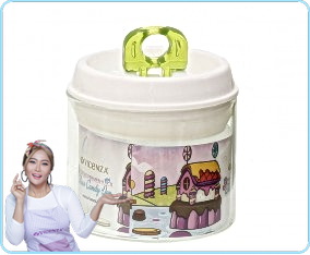 GB451 Hijau Toples Permen Kaca