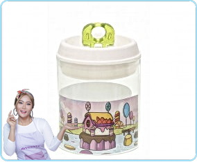 GB452 Hijau Toples Permen Kaca