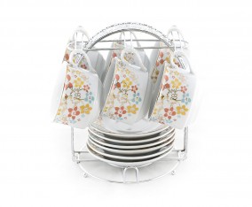 Cangkir Set B671 Motif Poppy