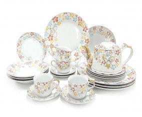 Perlengkapan Makan D22 Motif Poppy