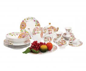 Perlengkapan Makan D57 Motif Gardenia