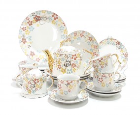 Perlengkapan Makan D88 Motif Poppy