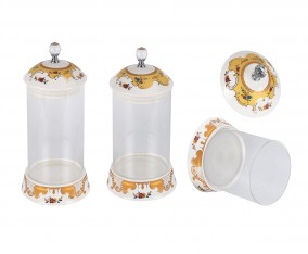 Toples Permen Kaca B802 Motif Camelia