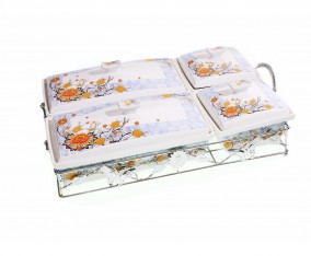 Wadah Multifungsi dengan Keranjang BA749 Motif Vanessa