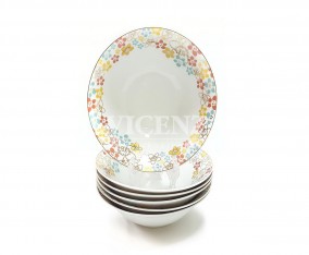 Mangkuk Mie 7 inch B639 Motif Poppy