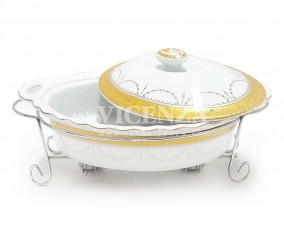 Penghangat Makanan Oval B683 Motif Padi