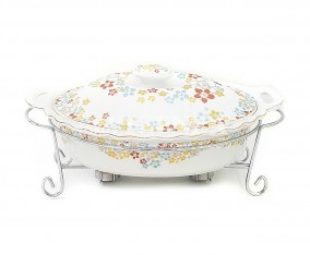 Penghangat Makanan Oval B683 Motif Poppy