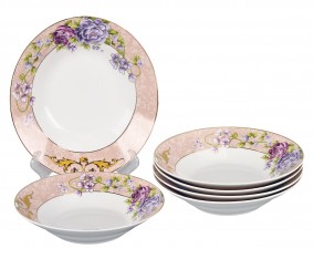 B179 Magnolia 6 pcs Piring Makan 9 inch