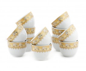 Mangkuk Kecil Porselain C111 Motif Camelia