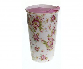 Tumbler Porselain BA801 Motif Melati