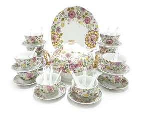 Wadah Sup B692 Motif Gardenia