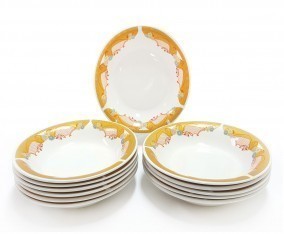 SP3620 Camelia Piring Sup 9.25 inch (6 Pcs) (23.4 cm)