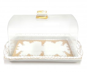 Tempat Kue Persegi P195 Motif Marigold