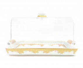 Tempat Kue Persegi P76 Motif Marigold