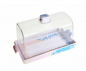 Tempat Kue Persegi PA76 Motif Claudia
