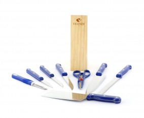 Pisau Set V920K Warna Biru Tua