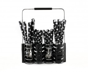 Stainless Steel Cutlery Set V240C (Hitam)