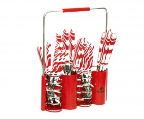 Stainless Steel Cutlery Set V242C Merah