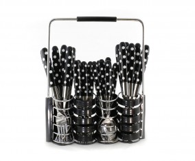 Stainless Steel Cutlery Set V245C (Hitam)