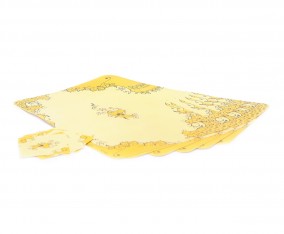Tatakan Piring dan Gelas Table Mat VM01 Motif Marigold