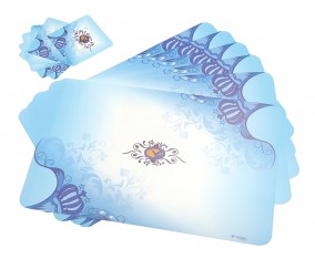 Tatakan Piring dan Gelas Table Mat VM01 Motif Sapphire