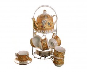 Perlengkapan Minum Teh C96 Motif Camelia