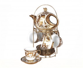 Perlengkapan Minum Teh CR90 Chrome Motif Aries