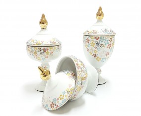 Trophy Candy Jar T383 Motif Poppy