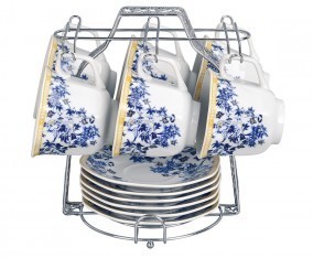 Vicenza Cangkir Set Kopi dan Teh Segi Delapan Ayana CA78-1