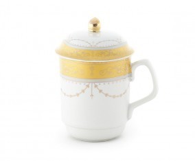 Vicenza Gelas Mug Porselen Motif Padi Y66