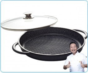 Vicenza Pemanggang - Grill Pan Bulat 30 cm VGPRI30