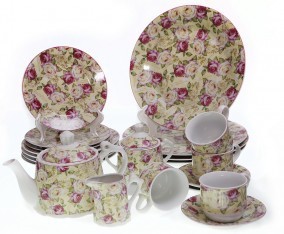 Vicenza Set Perlengkapan Makan Mawar DA88