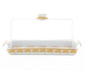 Vicenza Tempat Kue Porselen Persegi Camelia P76