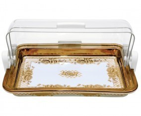 Vicenza Tempat Roti dengan Tutup Geser Motif Gemini CRP139