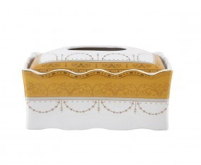 Vicenza Tempat Tisu Porselen Padi H42