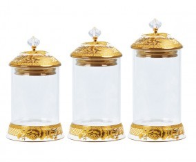 Vicenza Toples Permen Kaca Set 3pcs Gemini GR301