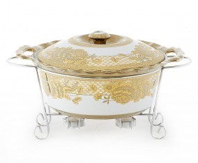 Vicenza Wadah Saji Bulat Motif Gemini CR681