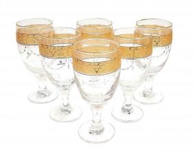 Gelas Goblet V116 Motif Padi