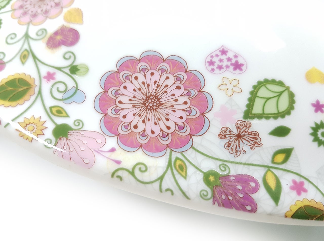 Penghangat Makanan Oval B683 Motif Gardenia